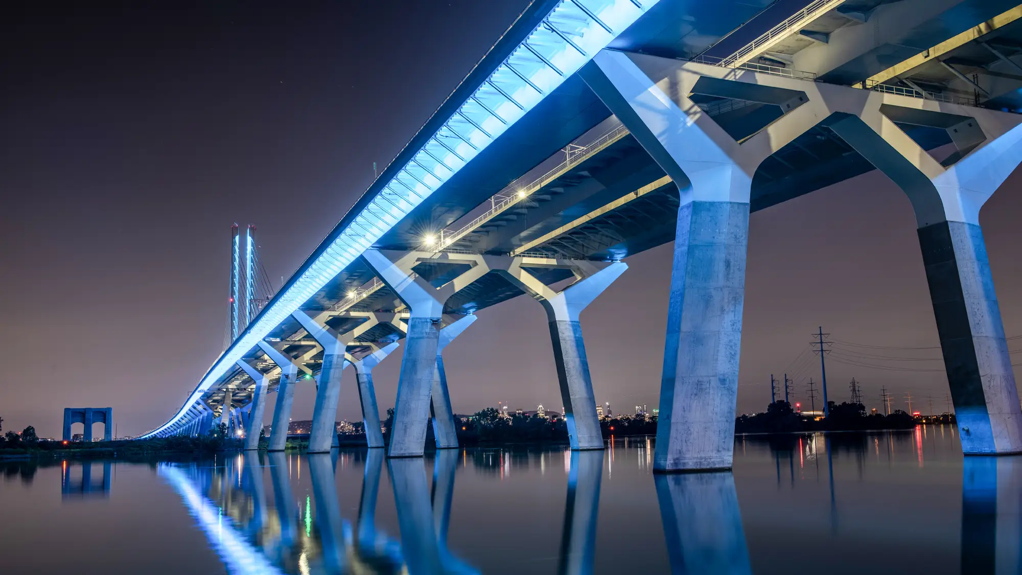 The Samuel de Champlain Bridge in Canada